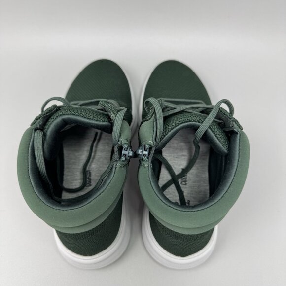 CLOUDSTEPPERS by Clarks Womens Washable Knit Boots Ezera Tie Green Size 6 New